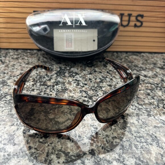 A/X Armani Exchange Sunglasses AX126S Tortoise Butterfly - Picture 1 of 8